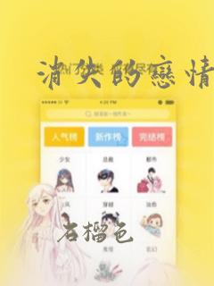 消失的恋情漫画