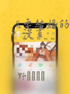 《要结婚的男人》漫画：结局+番外