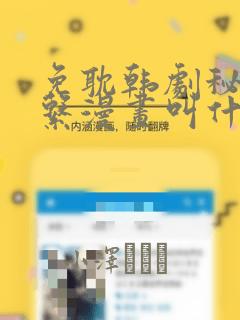 免耽韩剧秘密关系漫画叫什么：结局+番外