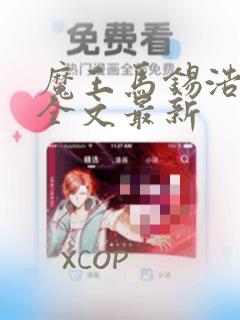 魔王马锡浩漫画全文最新