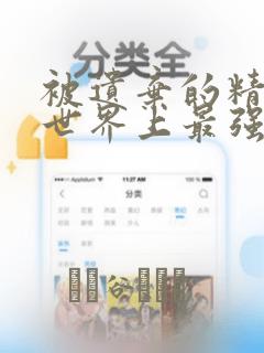 被遗弃的精灵是世界上最强最可爱的!