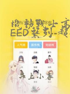 机动战士高达SEED系列 超全集：结局+番外