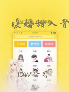 暖婚甜入骨漫画：结局+番外
