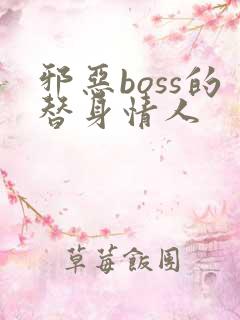 邪恶boss的替身情人