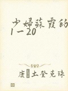 少妇苏霞的沉沦1一20