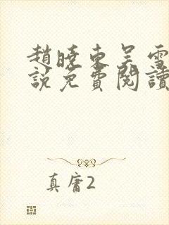 赵晓东吴雪晴小说免费阅读