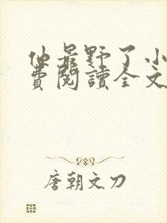 他最野了小说免费阅读全文