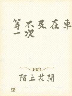 等不及在车里做一次