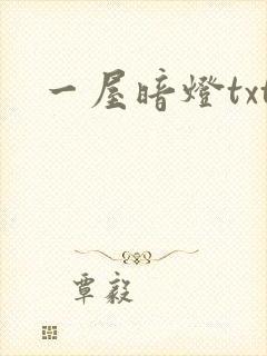 一屋暗灯txt