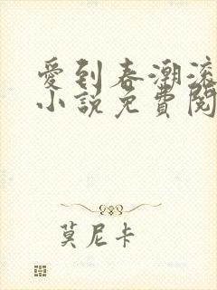 爱到春潮滚滚来小说免费阅读