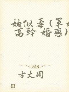 她似毒 (军婚 高干 婚恋)完结