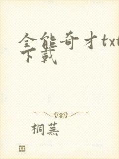 全能奇才txt下载
