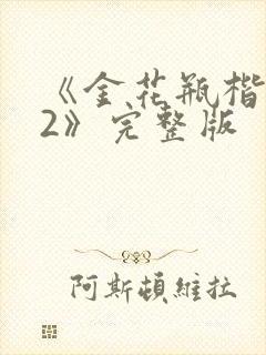 《金花瓶楷梅花2》完整版