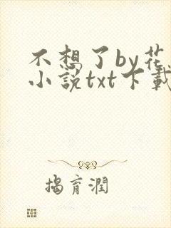 不想了by花卷小说txt下载