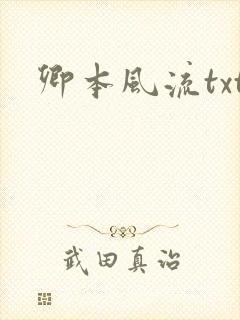 卿本风流txt