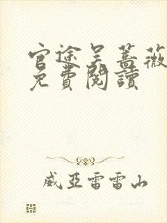 官途吴蔷薇全文免费阅读