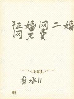 征婚网二婚正规网免费封面