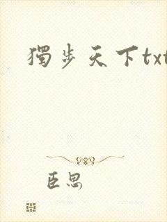 独步天下txt