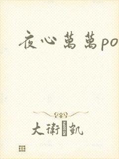 夜心万万po