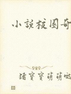 小说校园奇侠