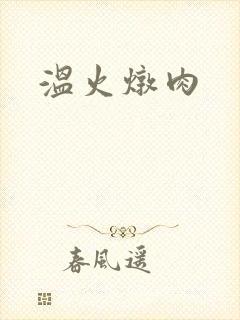 温火炖肉