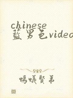chinese蓝男色videos