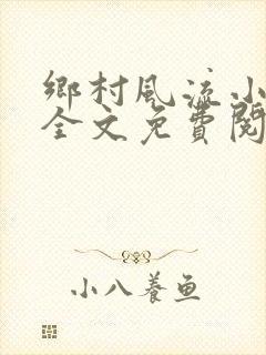 乡村风流小傻子全文免费阅读