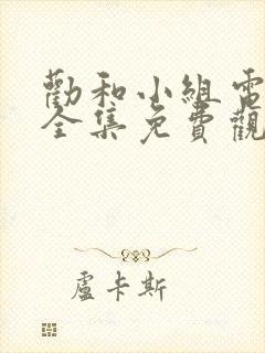 劝和小组电视剧全集免费观看