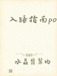 入睡指南po粟封面