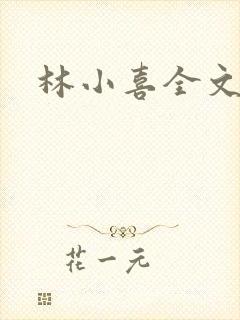 林小喜全文阅读