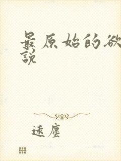 最原始的欲望小说