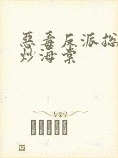 恶毒反派总被爆炒海棠封面