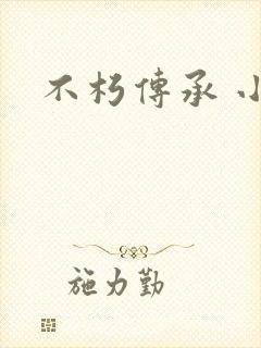 不朽传承 小说封面