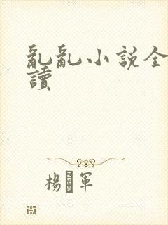 乱乱小说全文阅读