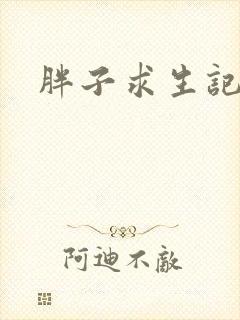 胖子求生记封面