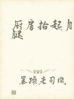 厨房抬起月月的腿封面