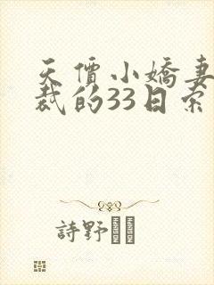 天价小娇妻,总裁的33日索情全文免费