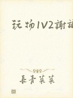 玩物1V2谢识封面