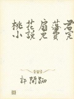 桃花扇落君不还小说免费完整版