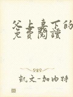 父上妻下的小说免费阅读