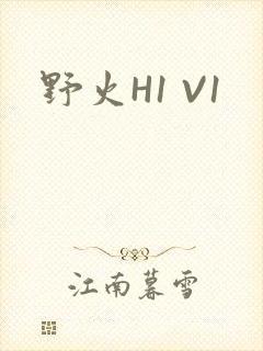野火H1 V1封面