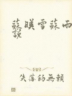 苏映雪苏雨柔小说封面