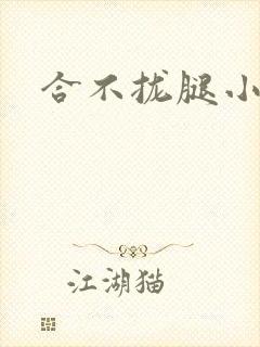 合不拢腿小说