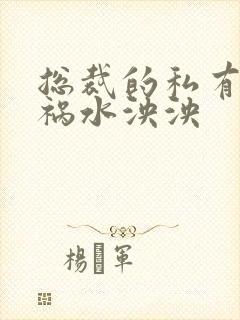 总裁的私有宝贝祸水泱泱