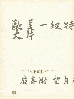 欧美一级特黄a大片封面