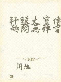 轩辕大宝传奇笔趣阁无弹窗