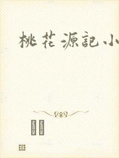 桃花源记小说封面