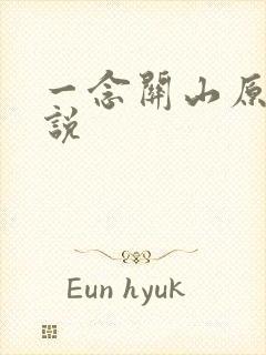 一念关山原著小说