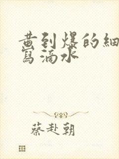 黄到爆的细节描写滴水