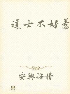 道士不好惹封面